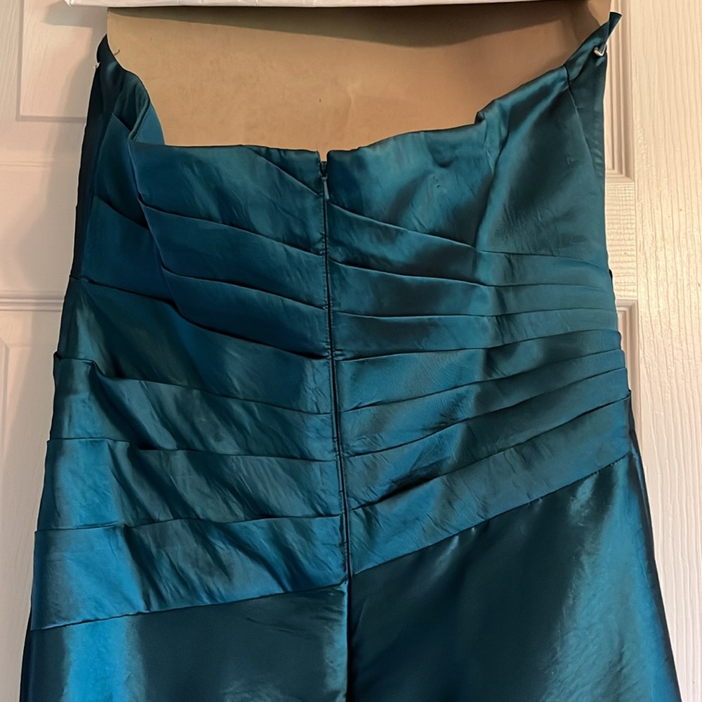 Jade Couture Mother of the Bride Teal Gown - Picture 6 of 16